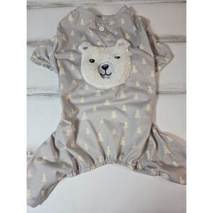 Like new Pup Crew Gray dog sleeper light weight size Large Pup Crew